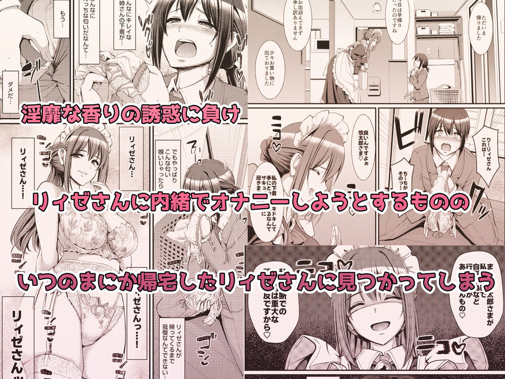 あまあまサキュバスメイドリィゼさん2 画像3