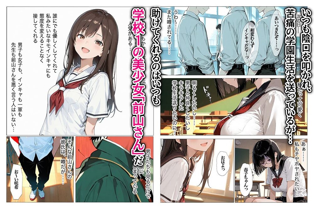インキャのエロ動画配信がクラスの男子にばれちゃいました 画像3